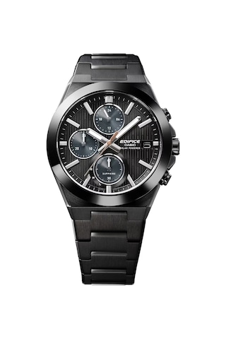 Casio Efs-s650dc-1adf Güneş li Kronograf Erkek Kol Saati Siyah
