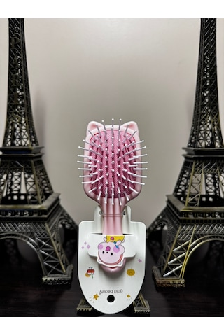 Fontenay Bebek Tarağı Bebek Saç Fırçası Pembe Renk
