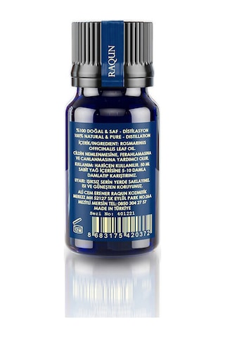 Raqun Aromaterapı Biberiye Uçucu Yağı 10 Ml Karışık
