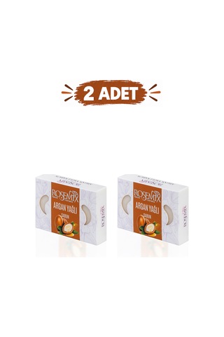 Rosemix - 587 - - Argan Yağlı Sabun Kutulu 90 Gr - 2 Adetlik - Shophnrl - Set Ürün Diğer