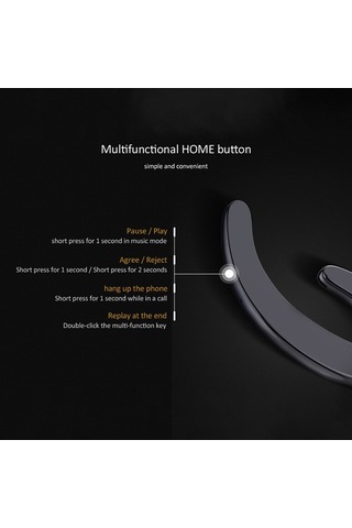 Et Bluetooth Kulaklık Kablosuz Kulaklık Handsfree Kulak Kancası Su Geçirmez Gürültü Önleyici Kulaklık Mic İle Android Iphone Uyumlu Gümüş Gümüş