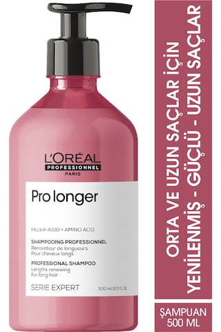 L'Oréal Professionnel Serie Expert Pro Longer Uzun Saçlar için Bakım Şampuanı 500 ML