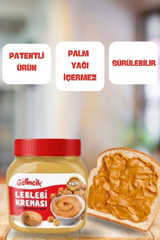 Kahvaltılık Sürülebilir Doğal Katkısız 650gr Özel Üretim Orijinal Leblebi Kreması