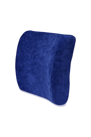 Visco Ortopedik Bel Dayama Minderi 38x33x12 cm, Lacivert