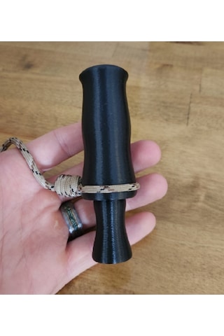 Orman Ördeği Düdüğü %100 3d Baskılı Ve Fonksiyonel Siyah