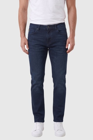 Rizzup Erkek Regular Fit Likralı Lacivert Kot Pantolon Pamuklu Esnek Yumuşak Dokulu Taşlanmış Jean 2600966