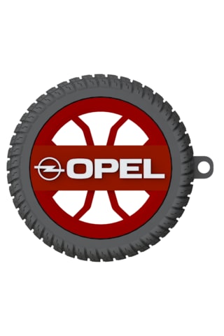 Opel Uyumlu Özel Tasarım Anahtarlık - Premium Hafif Ve Dayanıklı Kırmızı