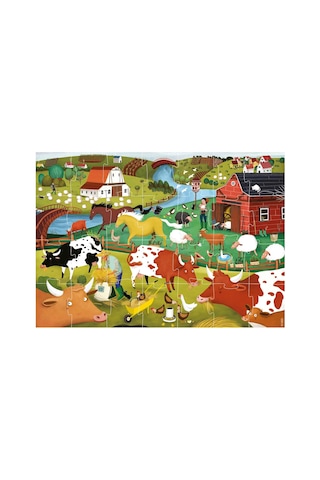 Educa Puzzle Maxi Çiftlik Hayvanları 28 Parça Çocuk Puzzle - 68 X 48 Cm - 3+ Yaş