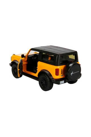 1:32 Rmz City Jeep Serisi Die Cast Çek Bırak Model Araba - Sarı Ford Bronco Badlands 2 Dr