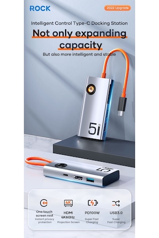 Tr31 Multi Fonksiyon 5 İn 1 Type-c Hub