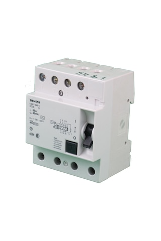 Siemens 4P 40A 30Ma Kaçak Akım Sigortası Siemens 4P 40A 30Ma Kaçak Akım Sigortası