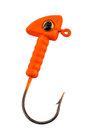 Jighead - Zoka - Kurşunlu Olta İğnesi - Xh-a 06 - Turuncu - 7 Gr - 10 Adet