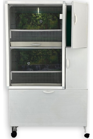 İstanbul Kafes Model 2Dy Pvc Kuş Dolabı