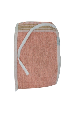 Doğal İpek Sırt Ve Vücut Masaj Kesesi Yavruağzı 18Cm x 25Cm