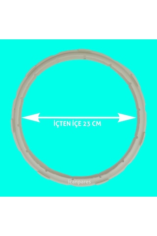 Schafer Uyumlu Düdüklü Tencere Kapak Contası 23 CM Beyaz