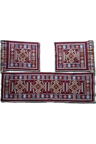 Serme Oto Kılıfı Takımı - Antik Parlak Kilim -Binek Araçlara Uyar