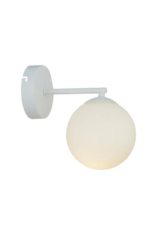 Elvin Beyaz Duvar Lambası Yatak Odası-Yatak Başı-Banyo İçin Modern Aplik Beyaz