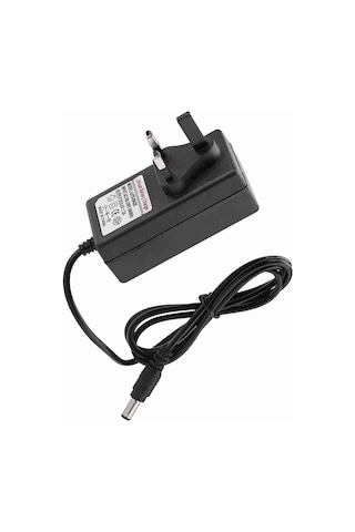 Lemestar 8.4v 2a Li-poly Batarya Şarj Cihazı 110-240v İngiliz Standardı - Hızlı Şarj, Aşırı Şarj Korumalı, Led Göstergeli, Abs Malzeme