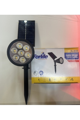 7w Çim Solar G.ışığı Rengi Siyah