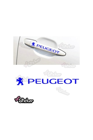 Peugeot Kapı Kolu Ve Jant Oto Sticker, Araba Sticker
