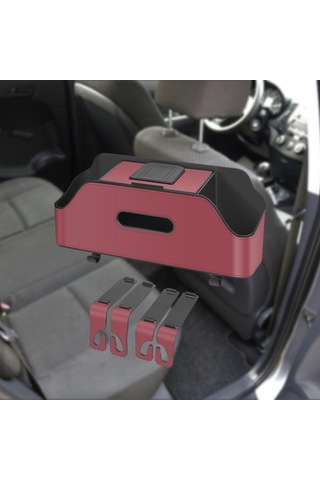 Trendooze Homyl Araba Arka Koltuk Koyu Kırmızı Organizatörü