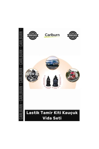 Lastikkiti Profesyonel Hızlı Pratik Otomobil Motosiklet Sızdırmaz Lastik Tamir Kiti Kauçuk Vida Set
