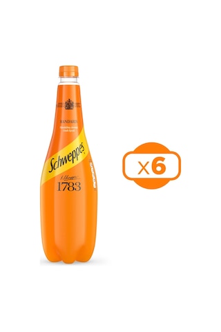 Schweppes Mandalina Aromalı Gazlı İçecek 6 x 1 L