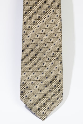 Ac&Co / Altınyıldız Classics Erkek Bej - Lacivert Desenli Kravat Bej - Lacivert