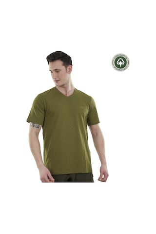 Alpinist Vortex Erkek T-shirt Haki 001