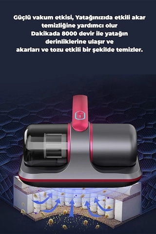 Robo S5 Pro 10.000 Pa Yüksek Emiş Gücü Şarjlı El Süpürgesi