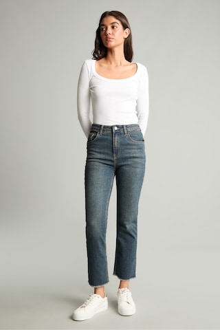 Defacto Crop Flare Fıt Yüksek Bel Bilek Boy Jean Yıkamalı Pantolon G2217ax26aunm34 Mavi-nm34