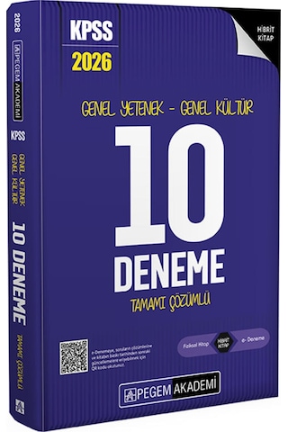 Pegem 2026 Kpss Gk-gy 10 Deneme
