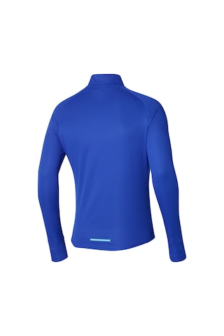 Mizuno Hybrid Erkek Uzun Kollu Yarım Fermuarlı Sweatshirt Mavi