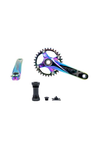 Raptor 32t Rainbow Hollowtech Göbek Tek Yaprak Aynakol Çok Renkli
