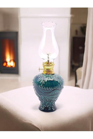 Sharp&art Çini El Işlemesi Dekoratif Gaz Lambası 80392346