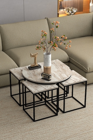 Tv Sehpası Mira 5030 Atlantik Gold 160 Cm 35 Cm 50 Cm Çok Renkli