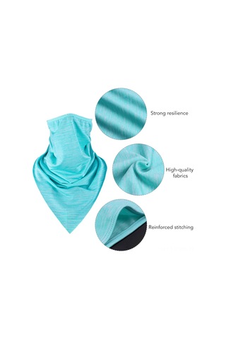 Ranyeek Yazın Serinletici Buz İpeği Boyunluk: Uv Koruma, Toz Ve Damlacık Önleyici, Çok Amaçlı Spor Aksesuarı - Koyu Gri Koyu Gri