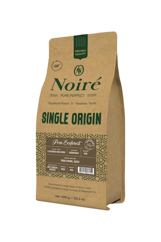 Noire Peru Ecoforest 1000g %100 Arabica Single Origin Çekirdek