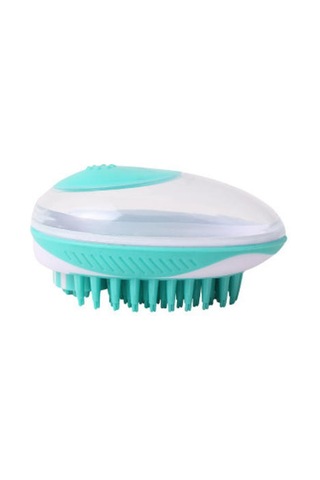 Pet Tarak Fırçalar Pet Banyo Fırça Köpek Masaj Fırçası Evrensel Banyo Fırçası Temizlik Malzemeleri Güzellik Yeşil