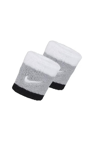 Nike Swoosh Wristbands 2li Havlu El Bilekliği Gri Siyah 016.os Gri - Siyah