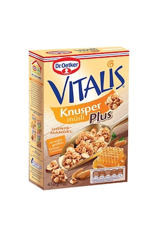 Dr.Oetker Vitalis Knusper Çıtır Bal Bademli Müsli 450 G