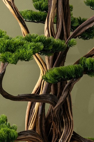 Yapay Lüx Bonsai Ağacı 200 Cm 40 Dal Renkli
