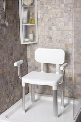 Primanova M-kv19-01 Cappadocia Sırt Ve Kol Destekli Banyo Sandalyesi Sku: Smg8690010157423 Açık Gri