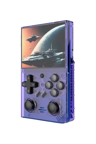 Konsol Plus DR35 Plus 3.5" Linux Sistemi Retro Oyun Konsolu 64G Kart + 15000 Oyun