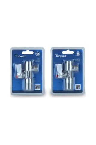 Turkuaz 3/8'' Filtreli Ara Musluk krom