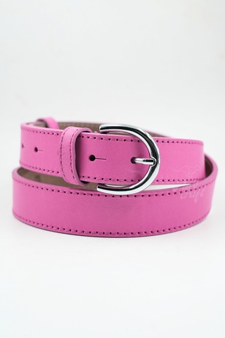 Parscraft Kadın Kemer Hakiki Deri 3 Cm Pembe