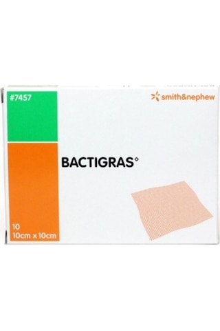 Smith&Nephew Bactigras Tül Sargı 10 x 10 CM 10 Adet