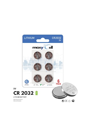 Maxycell 6 Adet Cr2032,dl2032 3v - 6