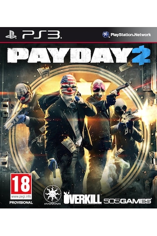 Payday 2 Ps3 Playstation 3 Cd Oyun Teşhir