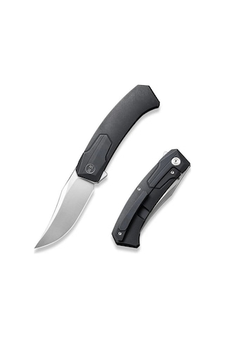 We Knife Shuddan Black Titanium Handle Satin Finished Cpm 20cv Blade Kamp Çakı Siyah